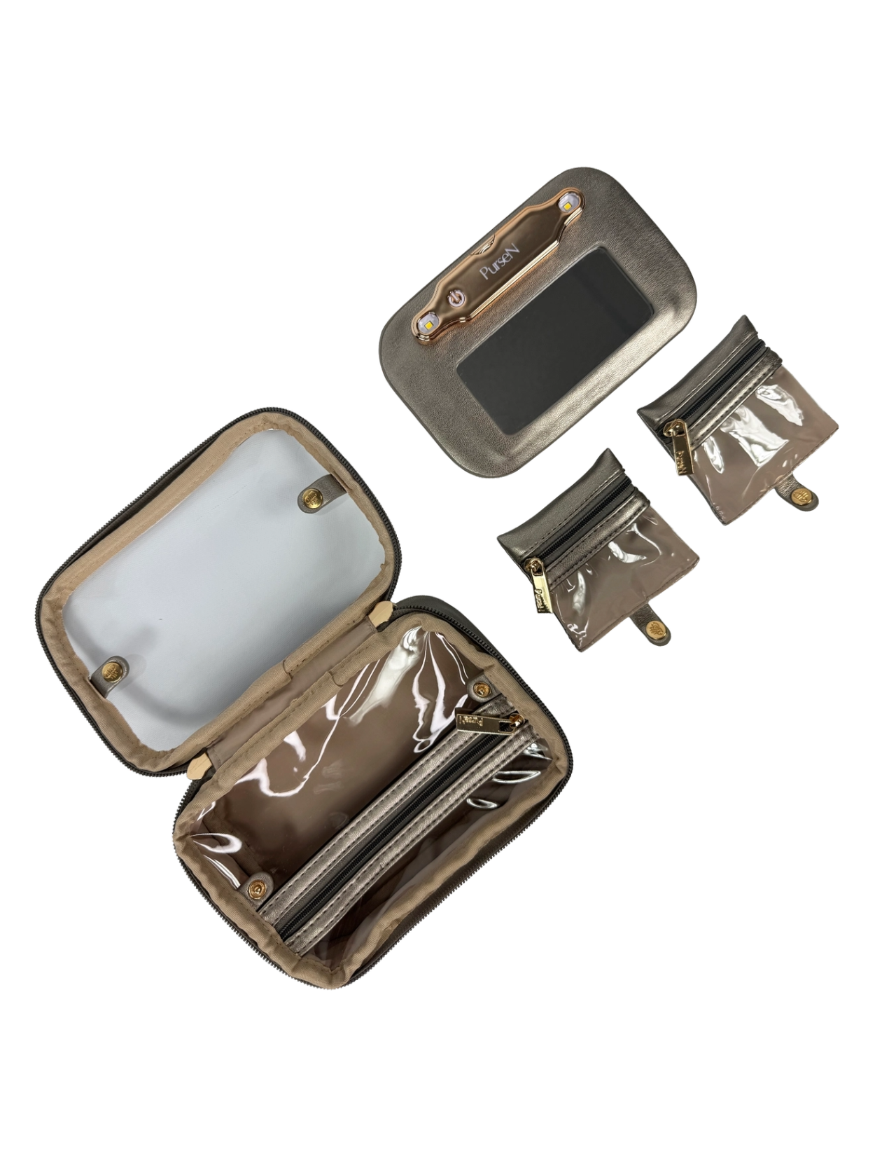 Littmini Lighted Mirror Case