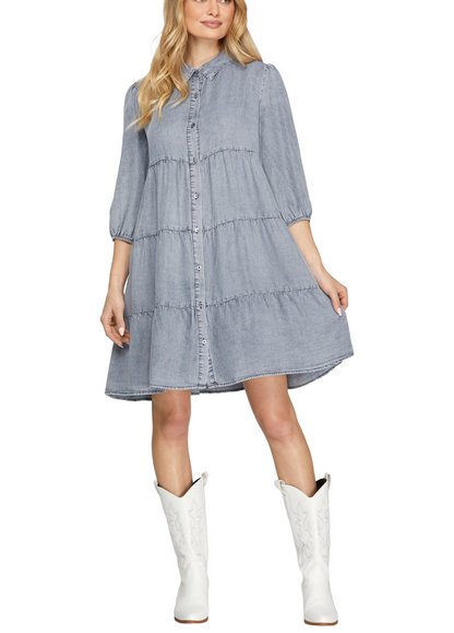 Wynona Denim Dress