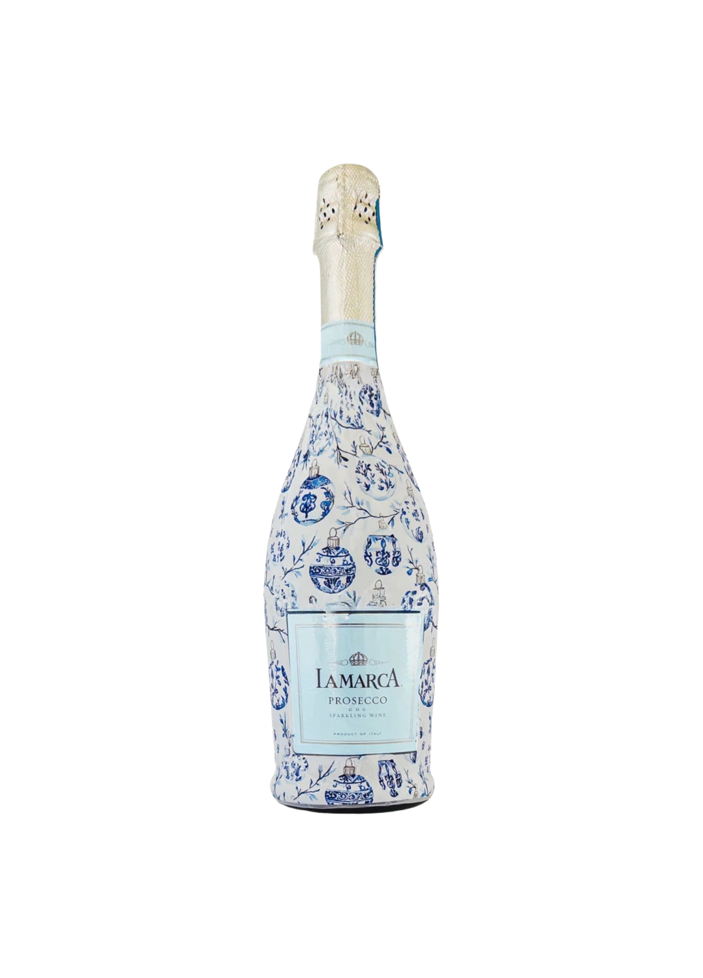 Beau Bottles Blue Ornaments - Prosecco