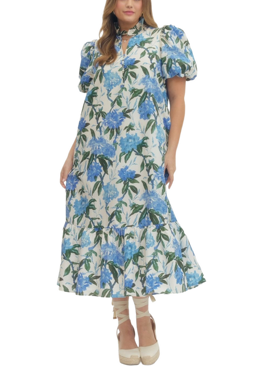Royal Garden Midi Dress