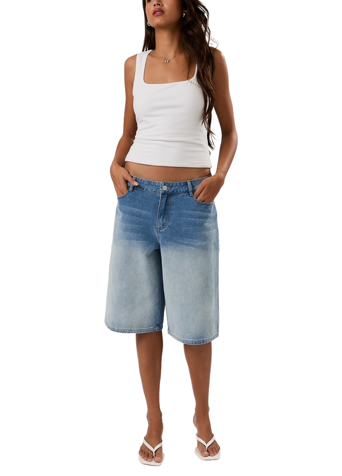 Easy Street Denim Bermuda Short