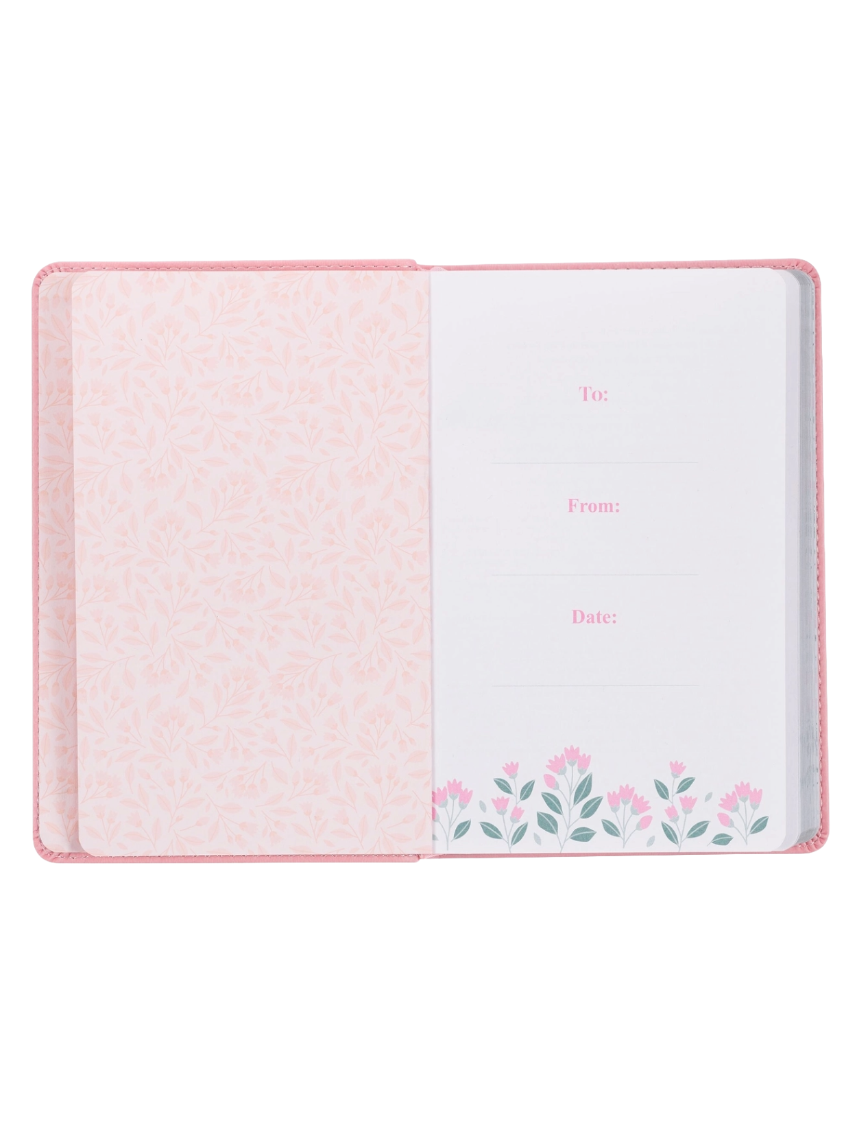 Devotional Look Up, Girl Faux Leather Journal