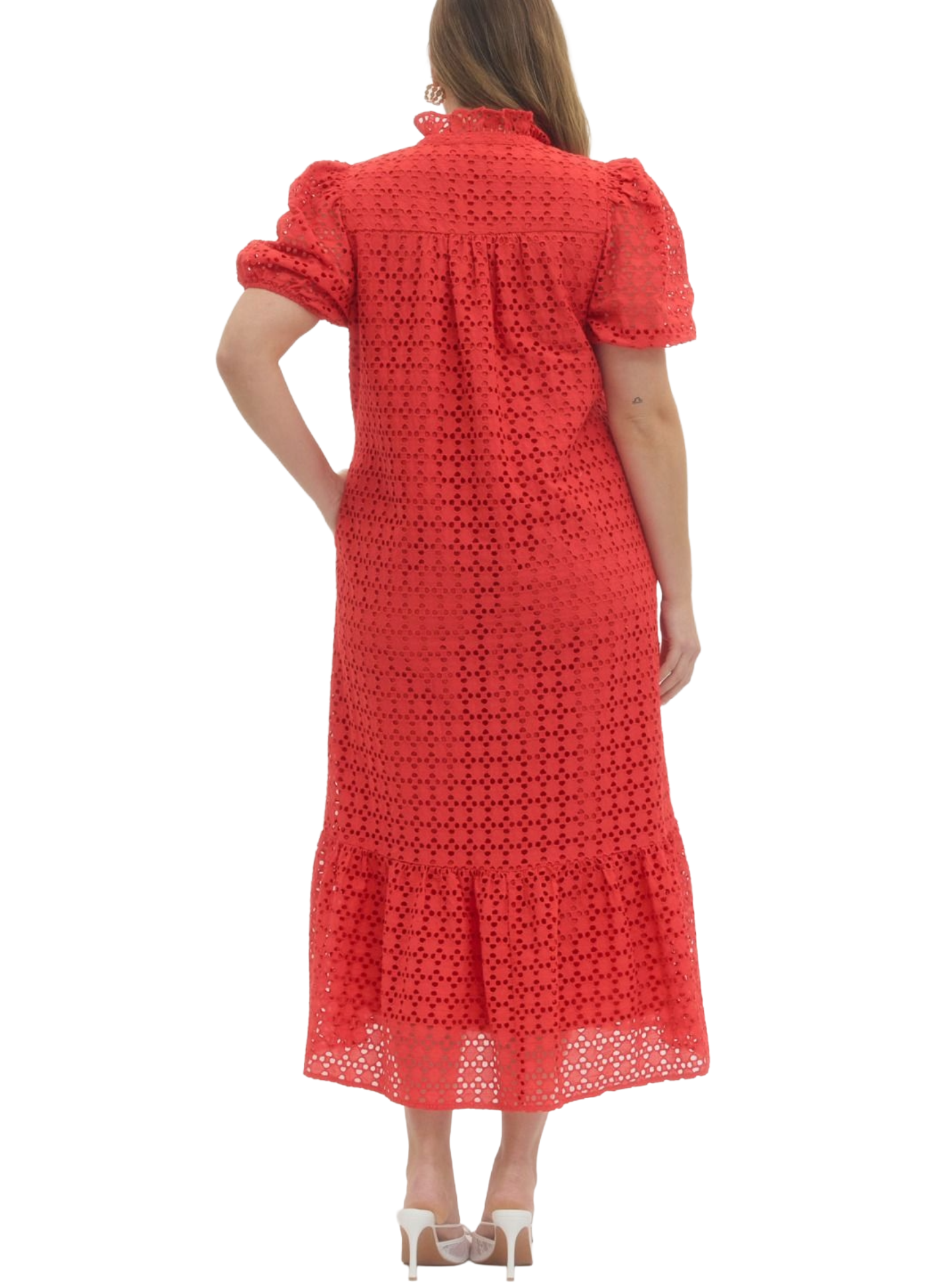 Nantucket Eyelet Dress - Plus