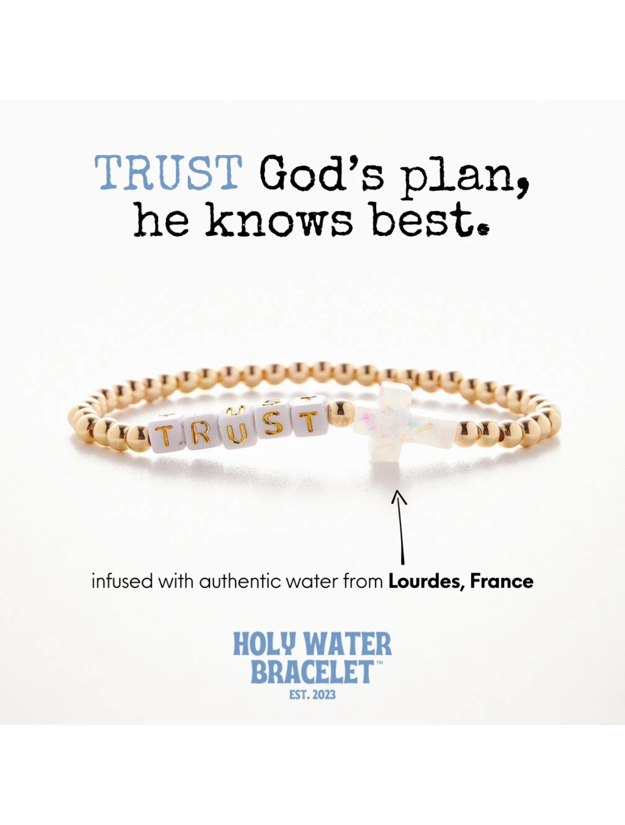 Holy Water Trust Bracelet