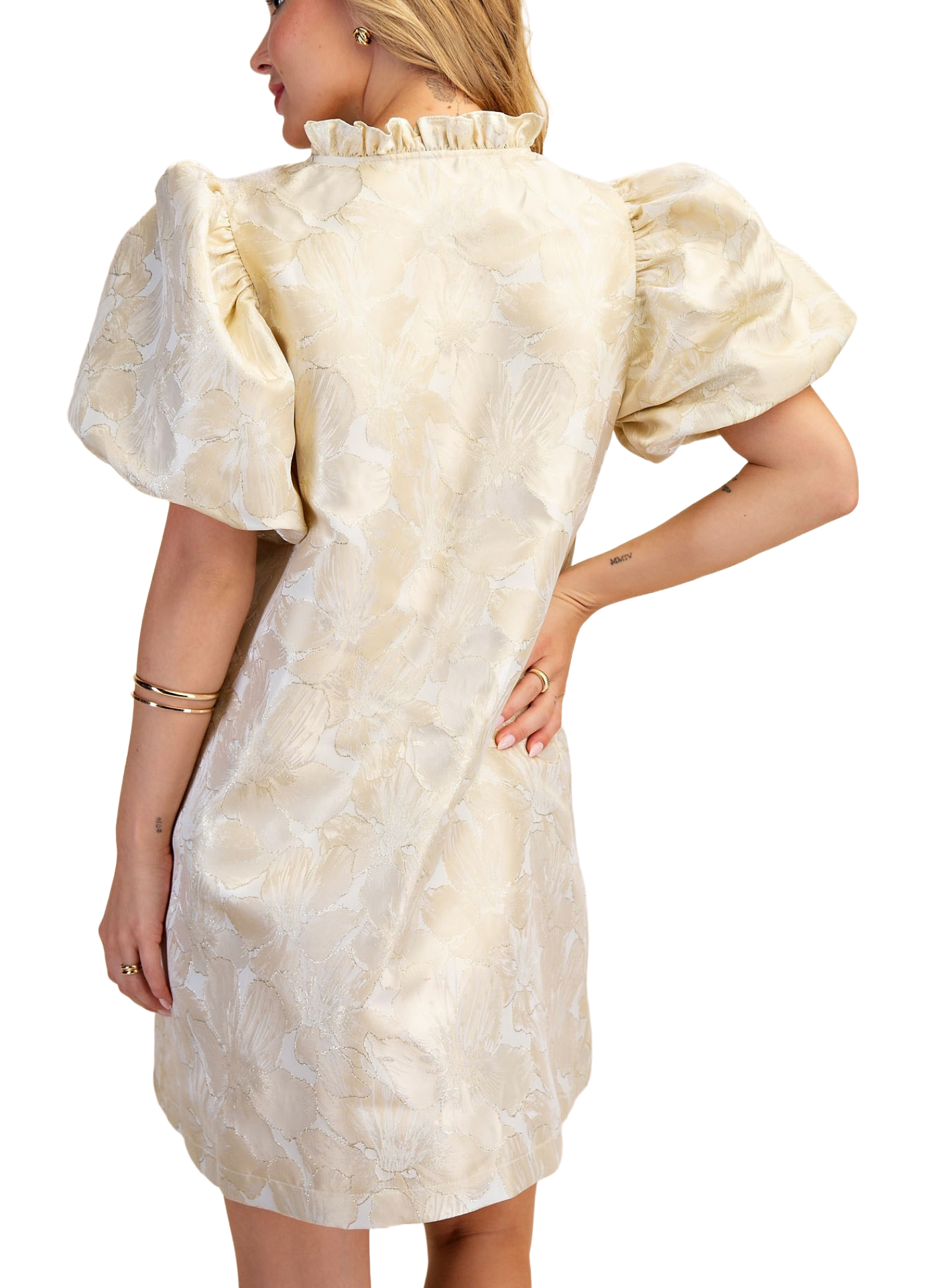 Blyss Champagne Mini Dress