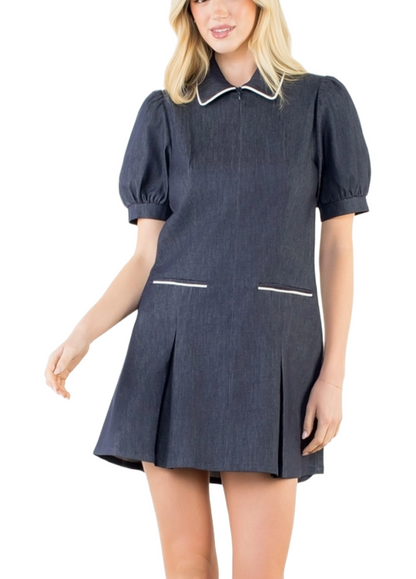 Prompton Pleat Dress