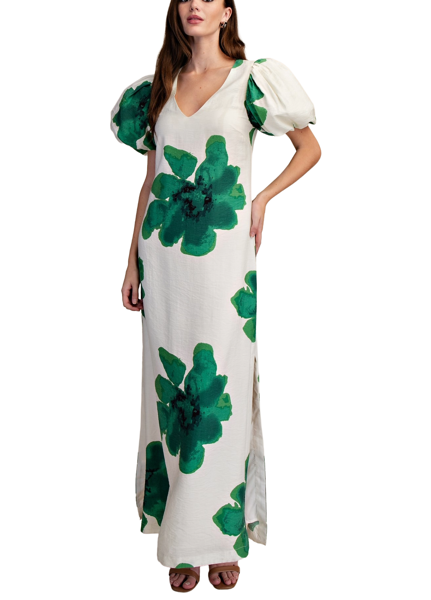 Floral Harmony Maxi Dress