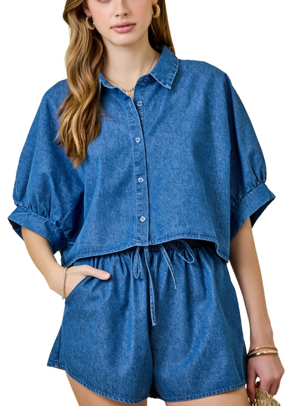 Basin Denim Boxer Short