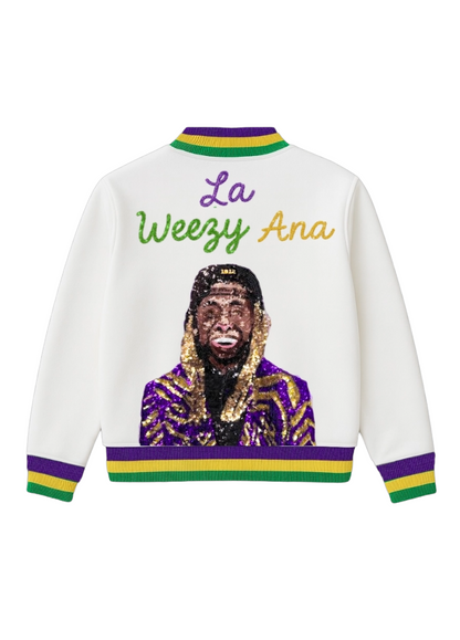 Weezy Sequin Mardi Gras Jacket