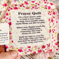 Floral Pink Pocket Prayer Quilt