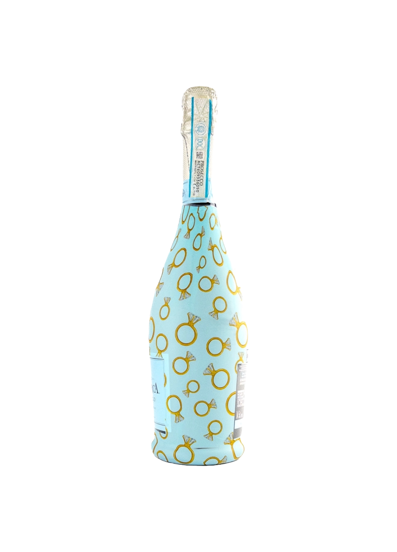 Beau Bottles Blue Engagement Ring - Prosecco