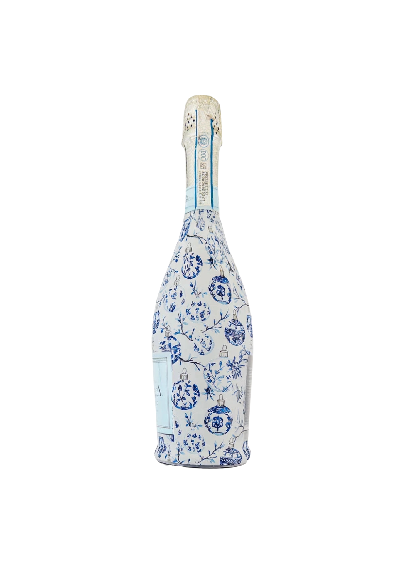 Beau Bottles Blue Ornaments - Prosecco