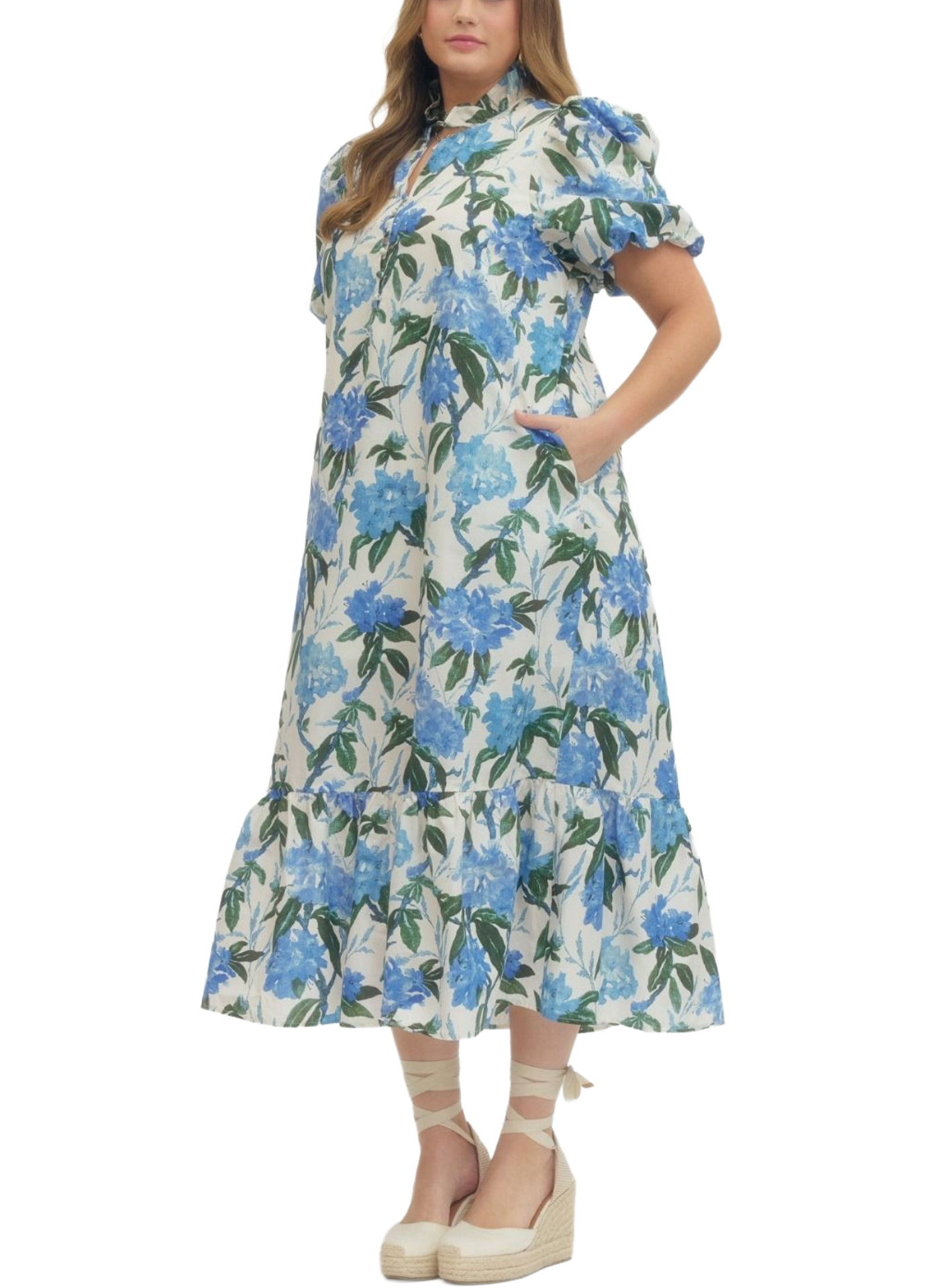 Royal Garden Midi Dress