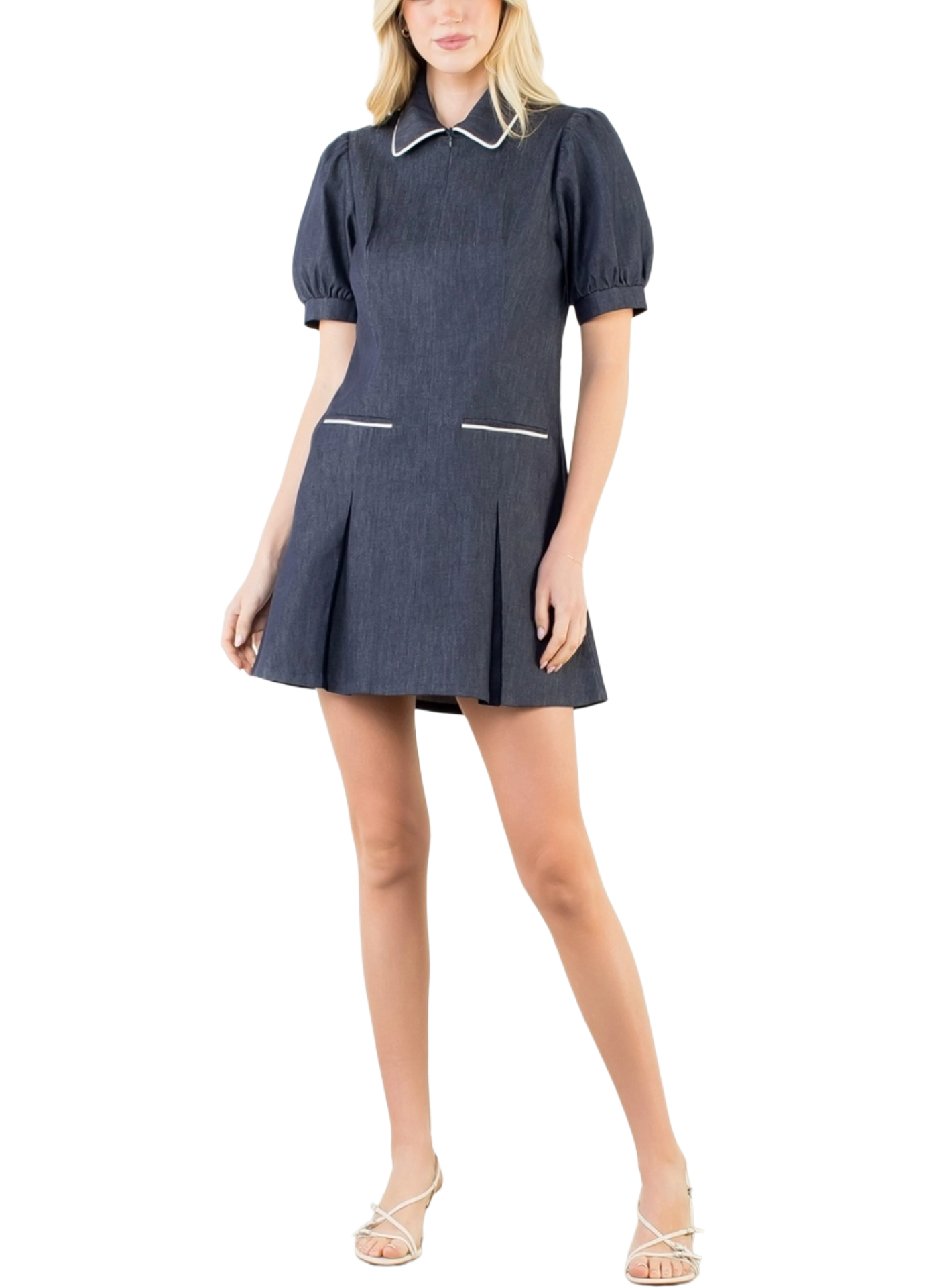 Prompton Pleat Dress