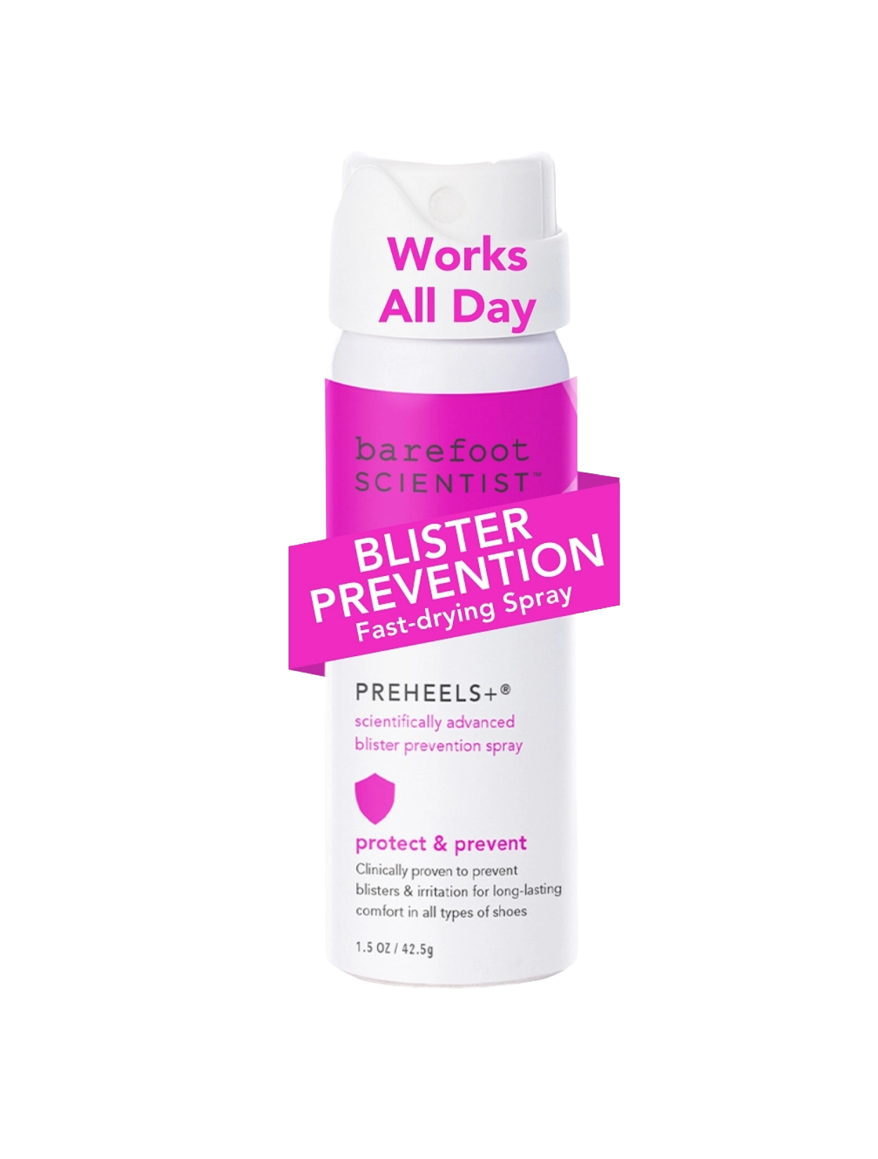 PreHeels+ Award Winning Blister Prevention Spray