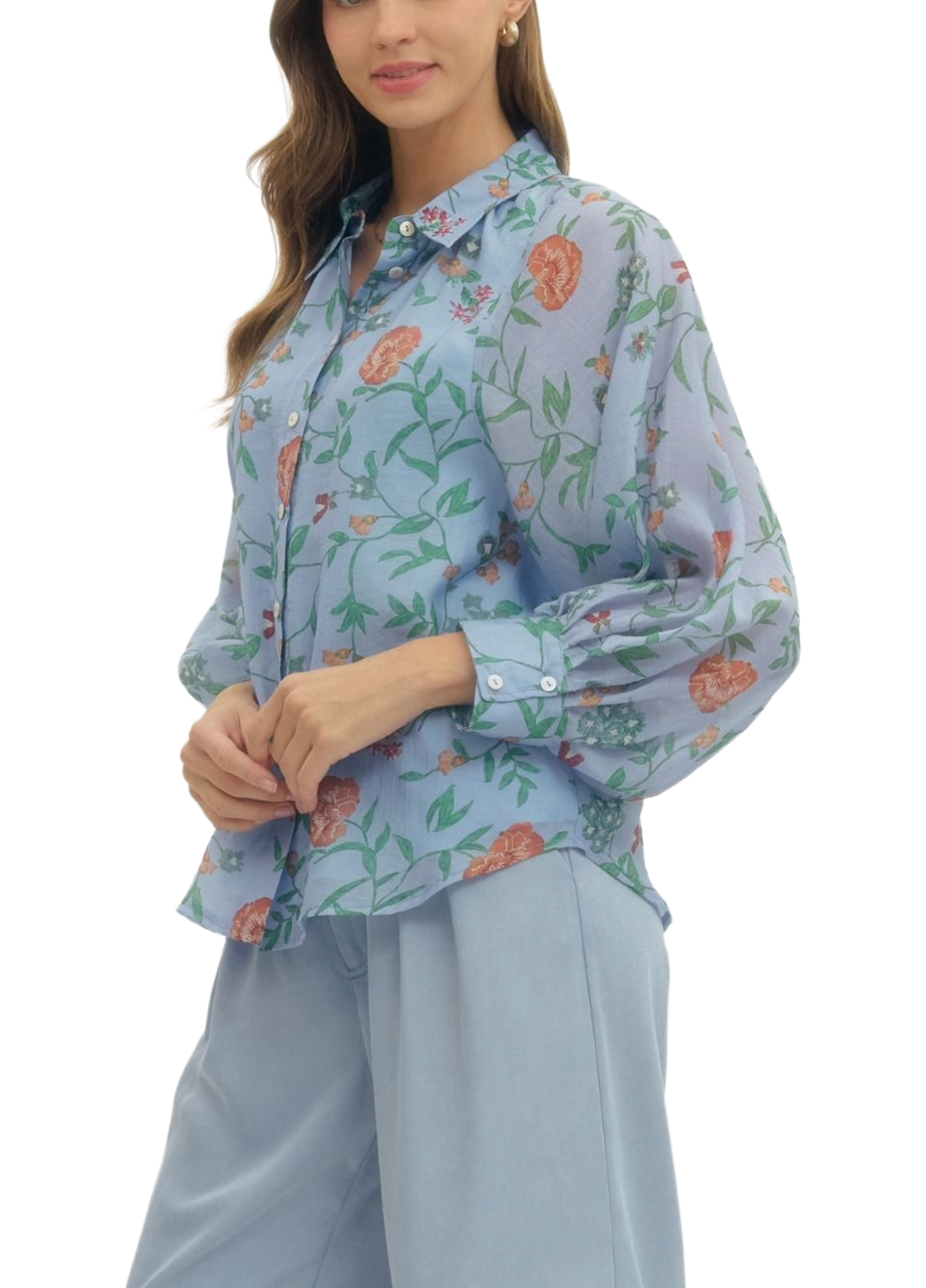 Arborous Floral Top