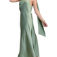 Khal Draped Muffler Maxi Dress