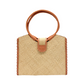 Ibiza Straw HandBag Leather Handles