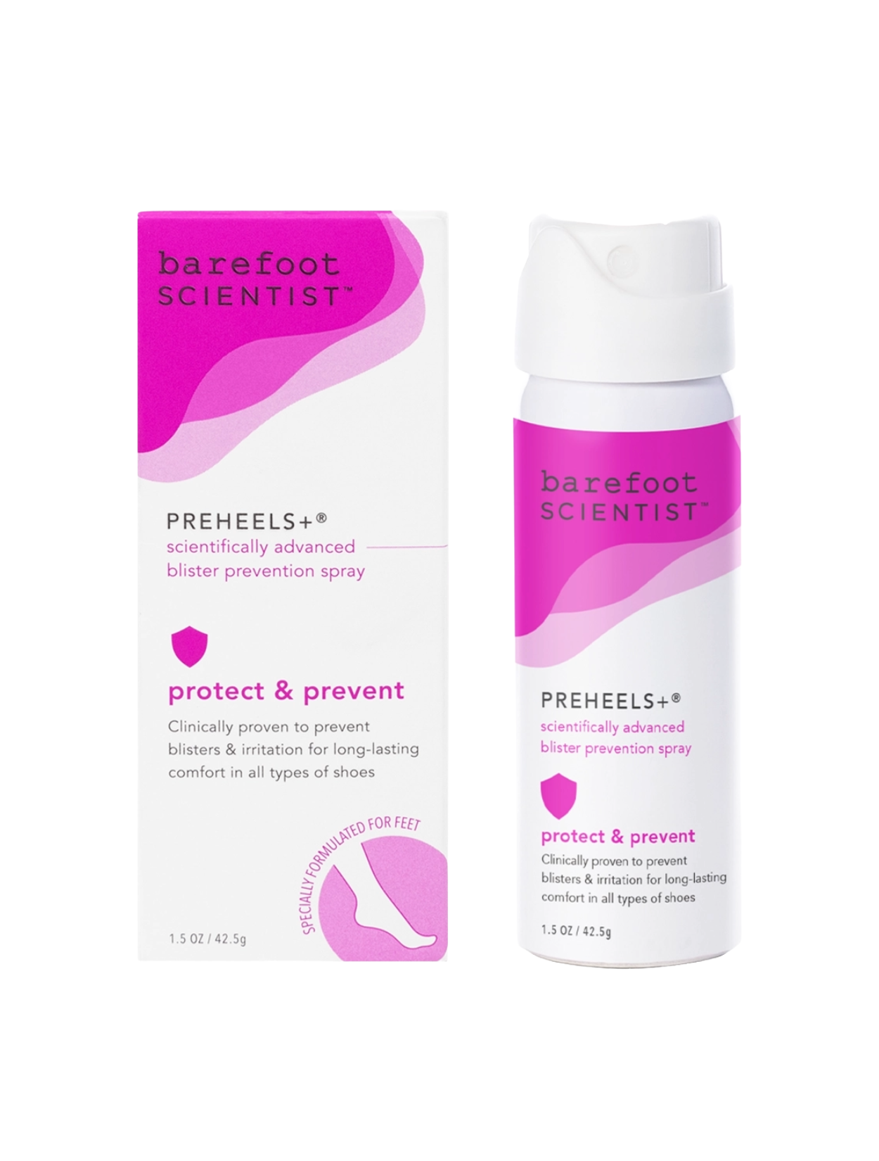 PreHeels+ Award Winning Blister Prevention Spray