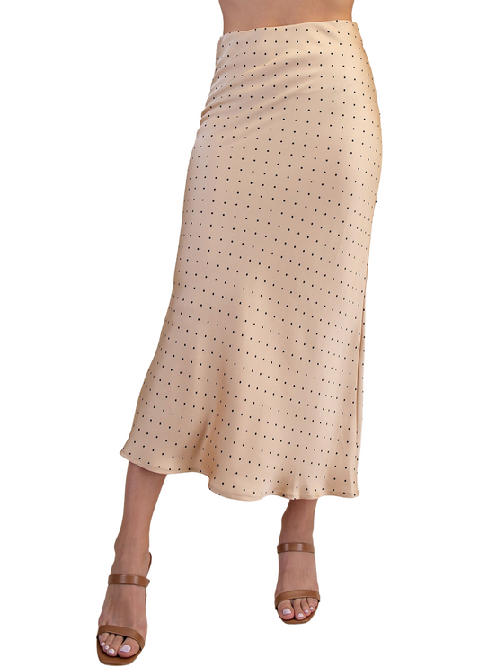 Luciana Dots Midi Skirt