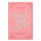Devotional Look Up, Girl Faux Leather Journal
