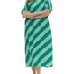 Slant Stripe Dress - Plus