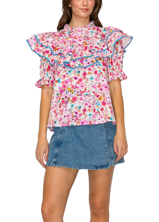 Brady Claire Ruffle Top