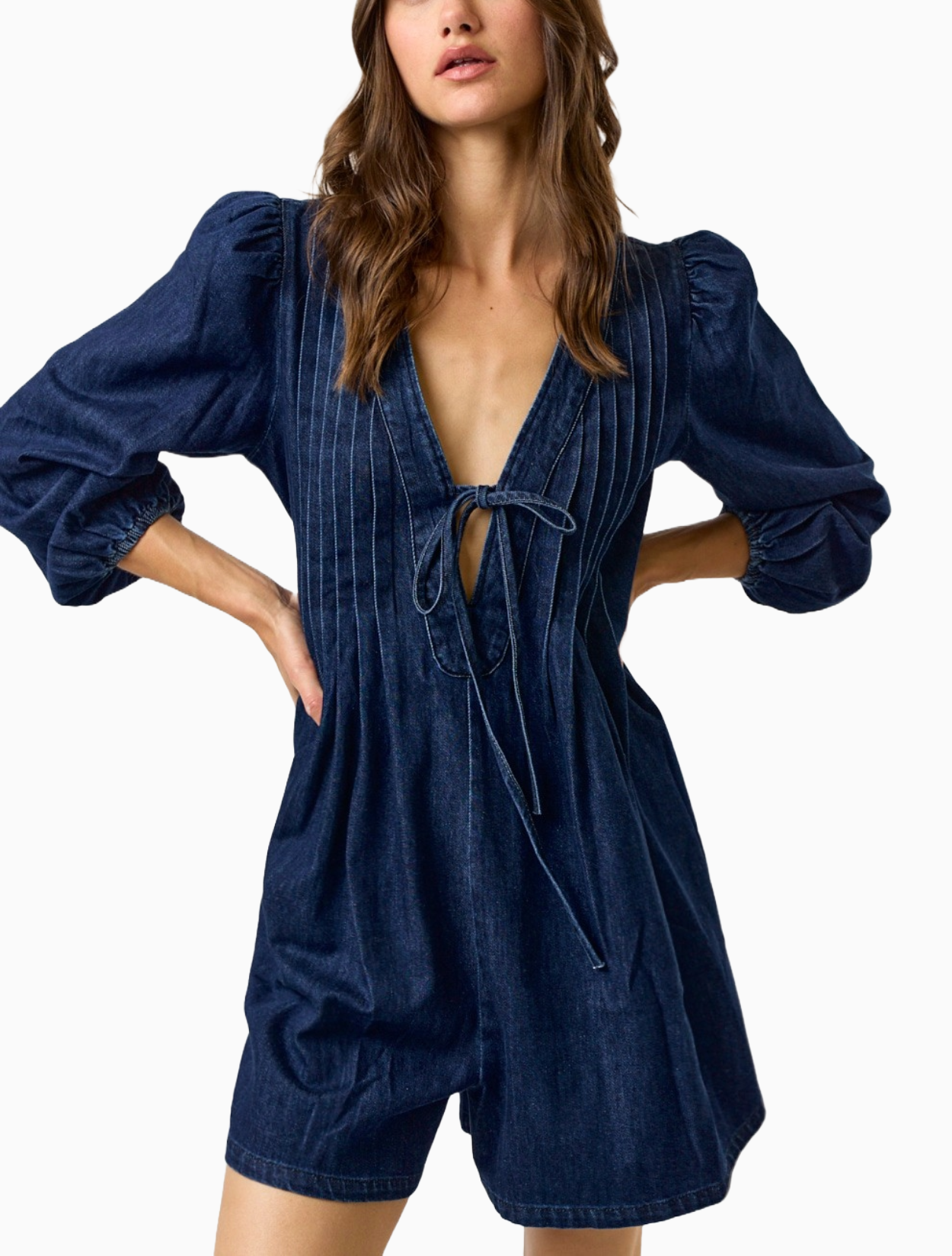 Shadows Denim Romper