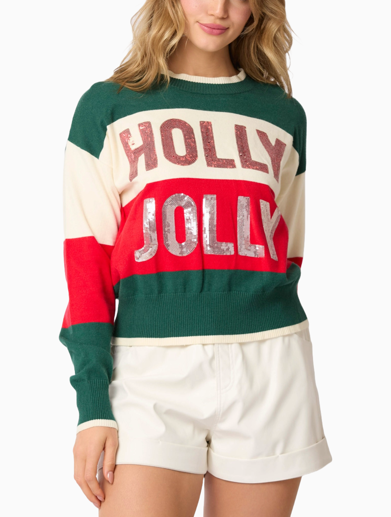 'Holly Jolly' Sequin Sweater