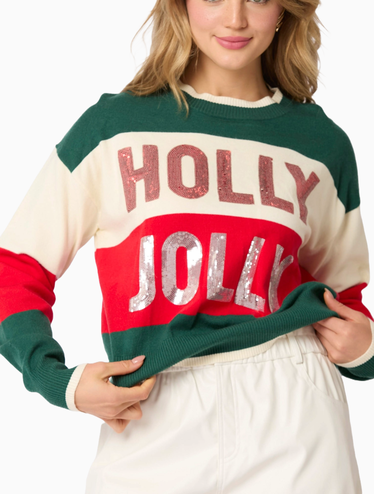 'Holly Jolly' Sequin Sweater