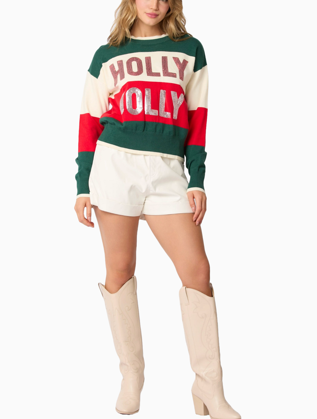 'Holly Jolly' Sequin Sweater