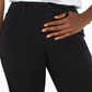 Hannah Black Cropped Flare Jean