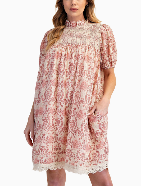 Boho Rouge Dress
