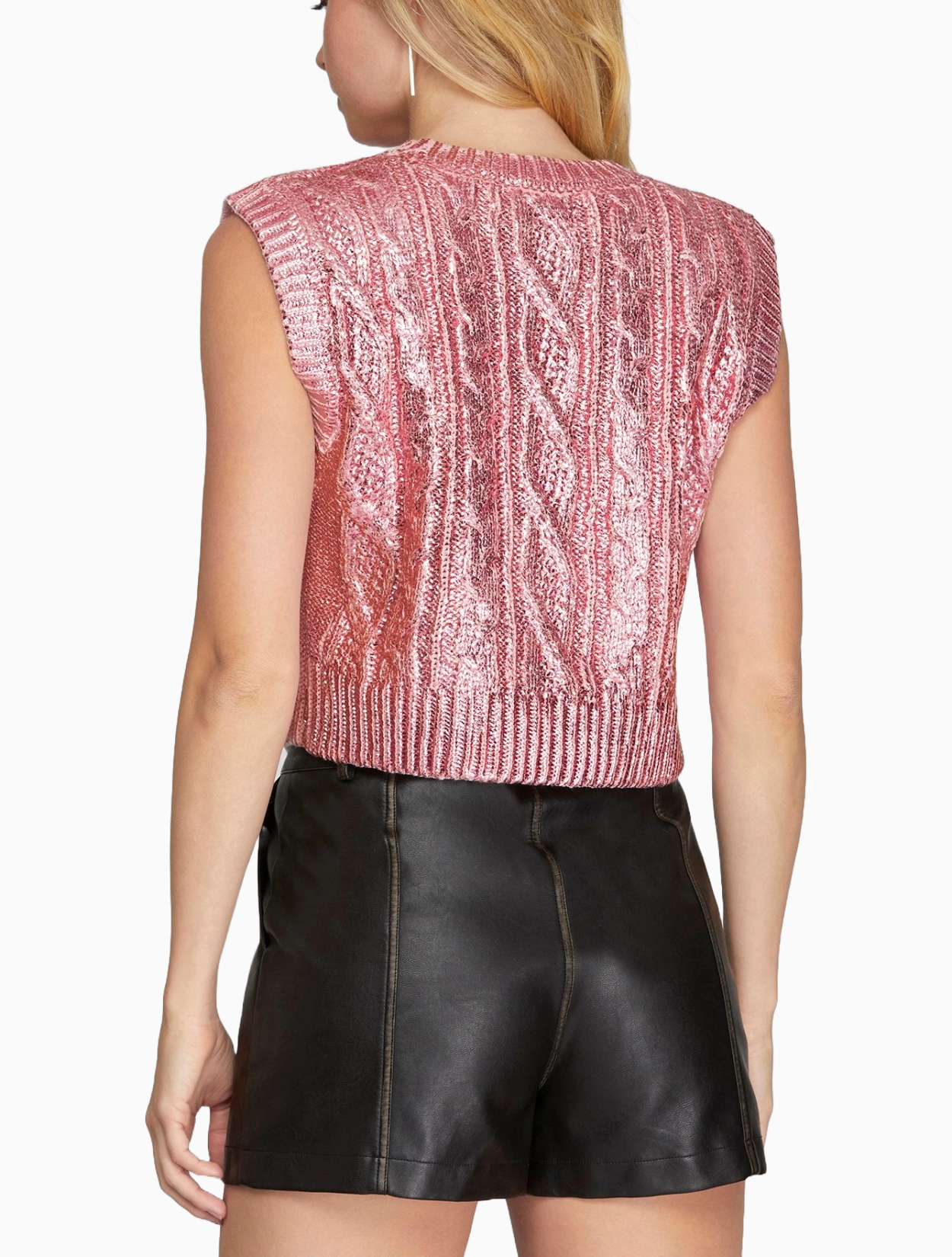 Minnie Metallic Foil Top