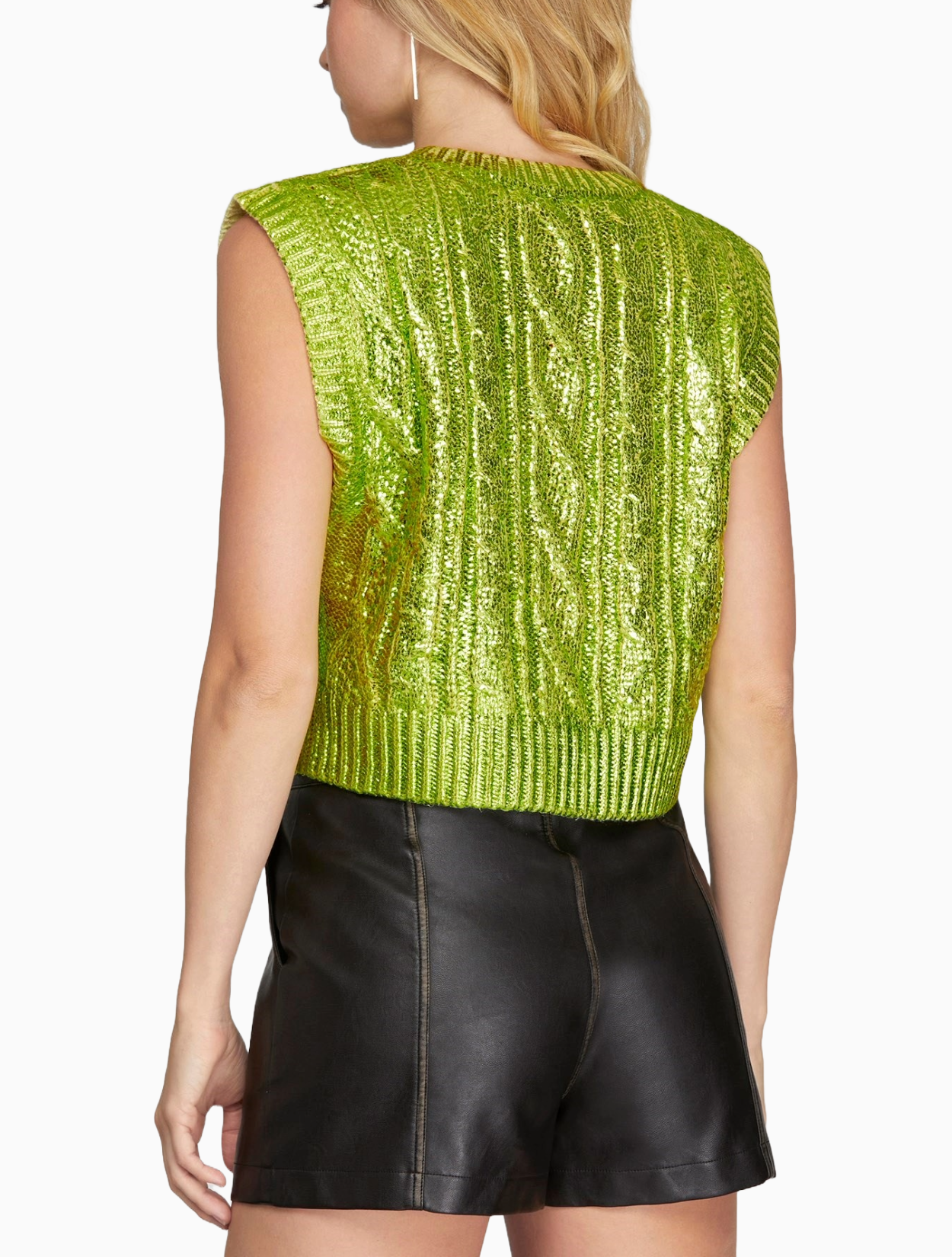 Minnie Metallic Foil Top