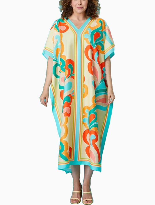 Paisley Pop Caftan