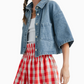 Hank Cropped Denim Jacket