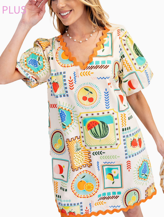 Banana Milk Dress - Plus