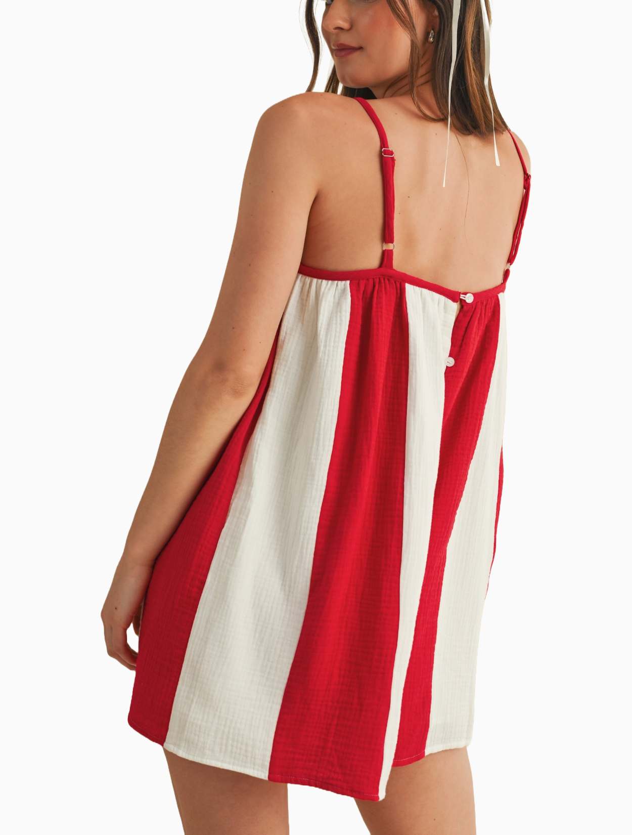 Striped Stadium Romper