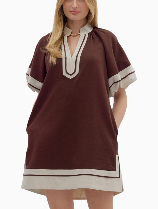 Sparrow Contrast Dress