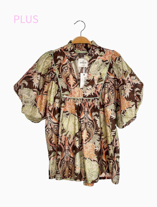Cristos Floral Top - Plus