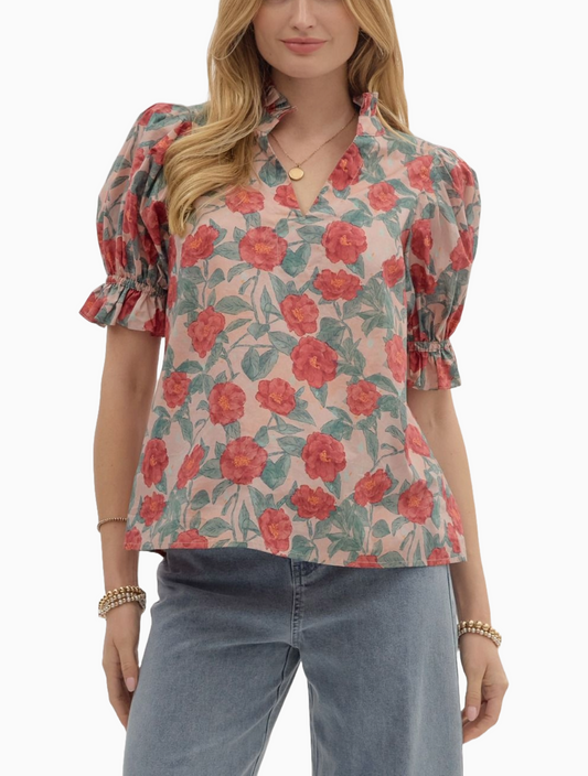 Vintage Primrose Top
