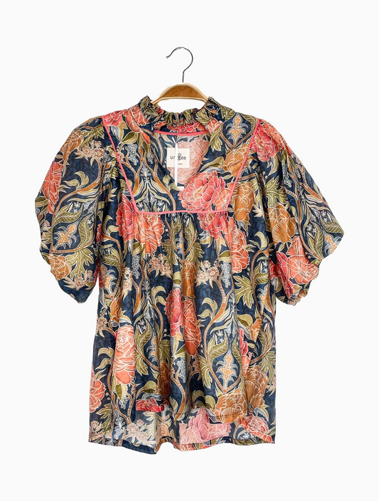 Cristos Floral Top