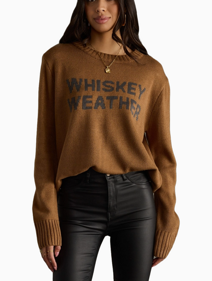 "Whiskey Weather" Sweater