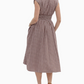 Cocoa Gingham Dress