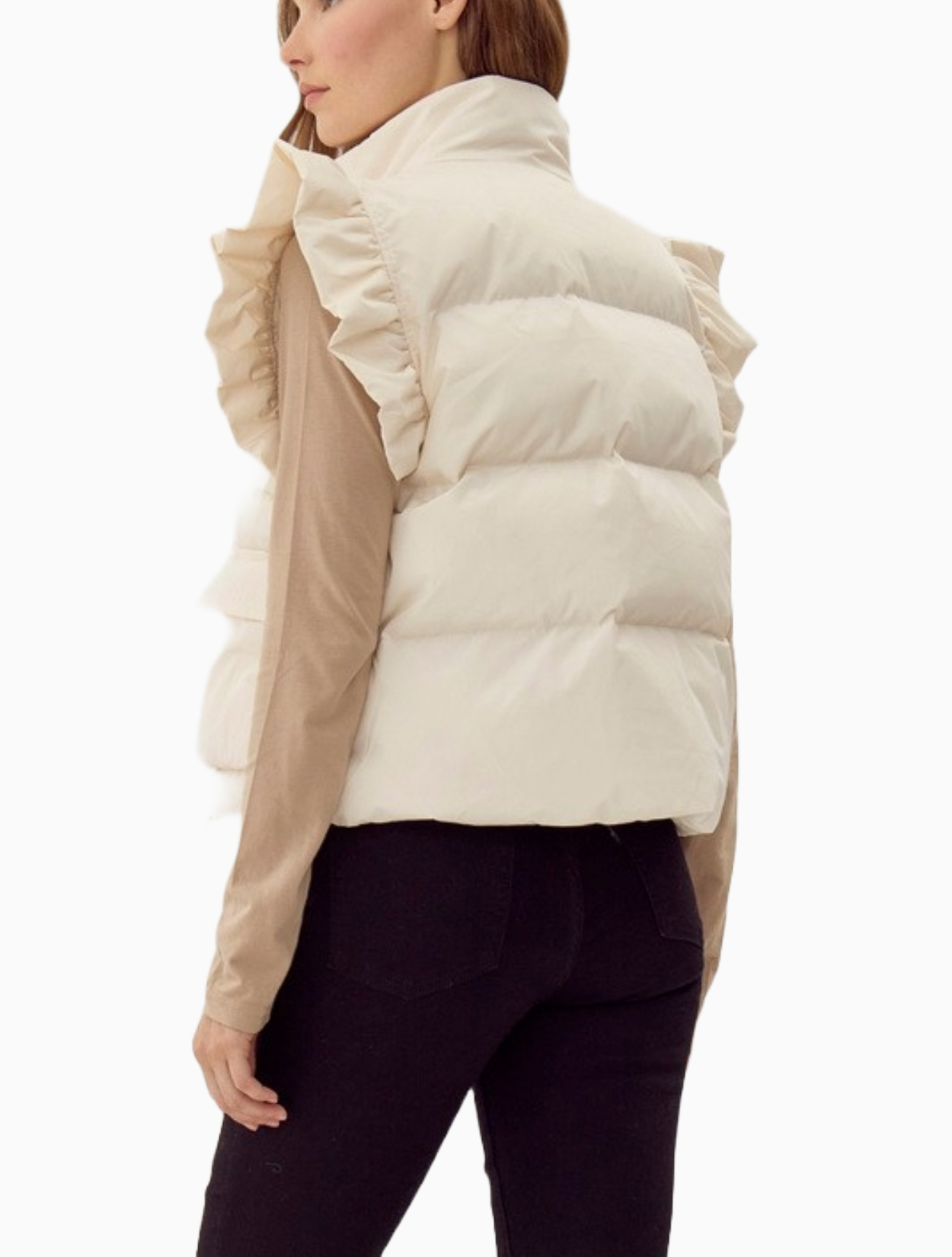 Solid Puffer Vest