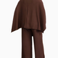 Bubble Cape Pant Set - Plus