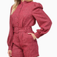 Stand Rose Metallic Romper