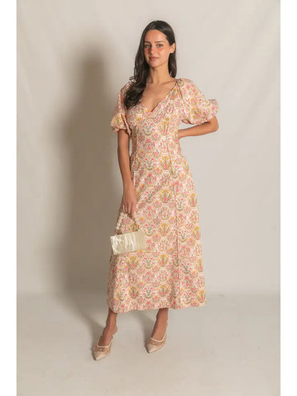 Marceline Floral Midi Dress