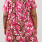 Floral Organza Garden Dress-Plus
